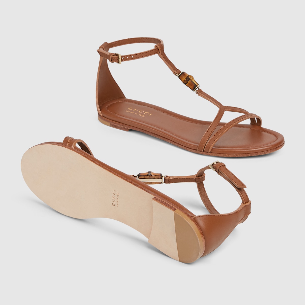 Gucci Women’s sandal with bamboo detail - Image 3